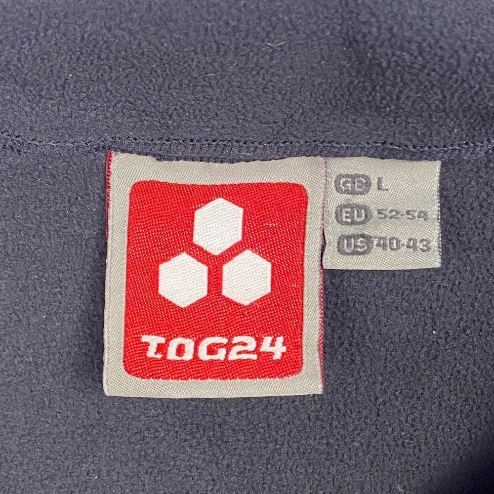 TOG24 Axis Fleece Jacket Mens Large Black Full Zip Outdoor Hiking Layering - Picture 2 of 15